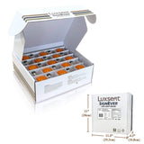 Luxsent S14 Medium Base LED Decorative Bulb with Internal Orange Coating, 1W, 25 Pack - Luxsent Lighting Corp.