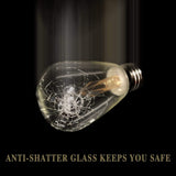 【SAFE DESIGN】 Non-flammable and shatterproof designs ensure your safety from accident. 